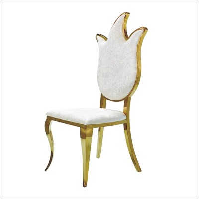 Luxury Banquet Chair Furniture new design Stainless Steel for Wedding Dining Chair