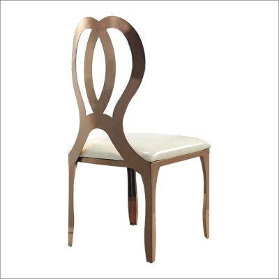 Good quality stainless steel banquet dining chair