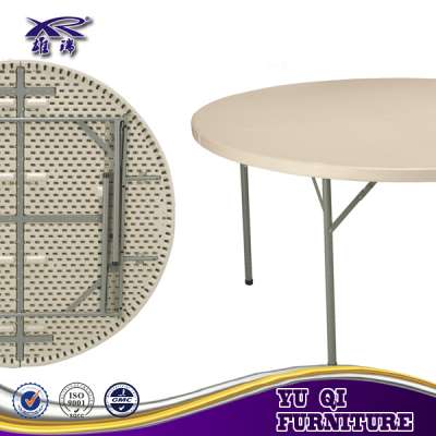 Best price Plastic folding table plastic round table for restaurant furniture