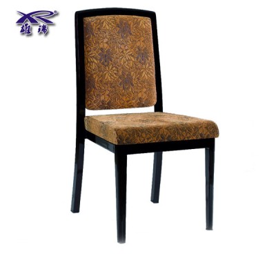 Strong and durable steel hotel wedding dining chair for coffee cafe