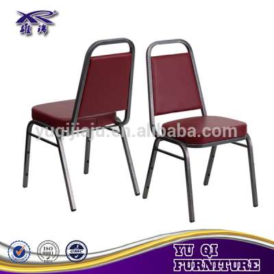 New design hotel stacking stainless steel banquet chair