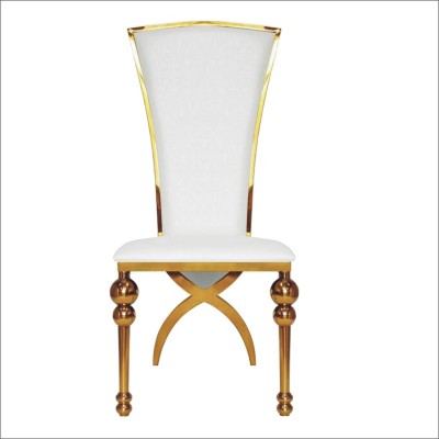 banquet hotel furniture golden events used dining stainless steel chair